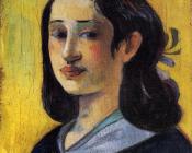 保罗 高更 : Portrait of Aline Gauguin